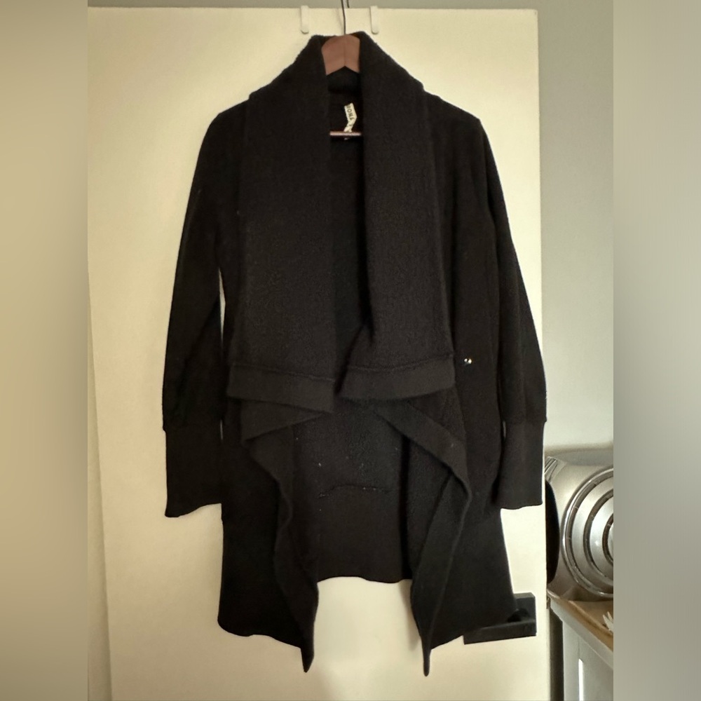 Open front fleece inside